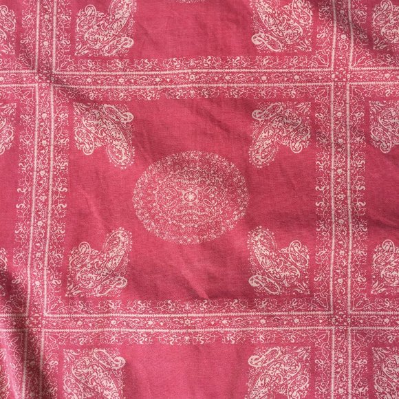 Red Bandana Print Shirt - Picture 3 of 8